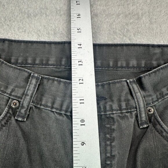 Levi's 505 Jeans Mens 36x28 Dark Gray Charcoal Straight Leg Regular Fit Denim - Picture 12 of 15